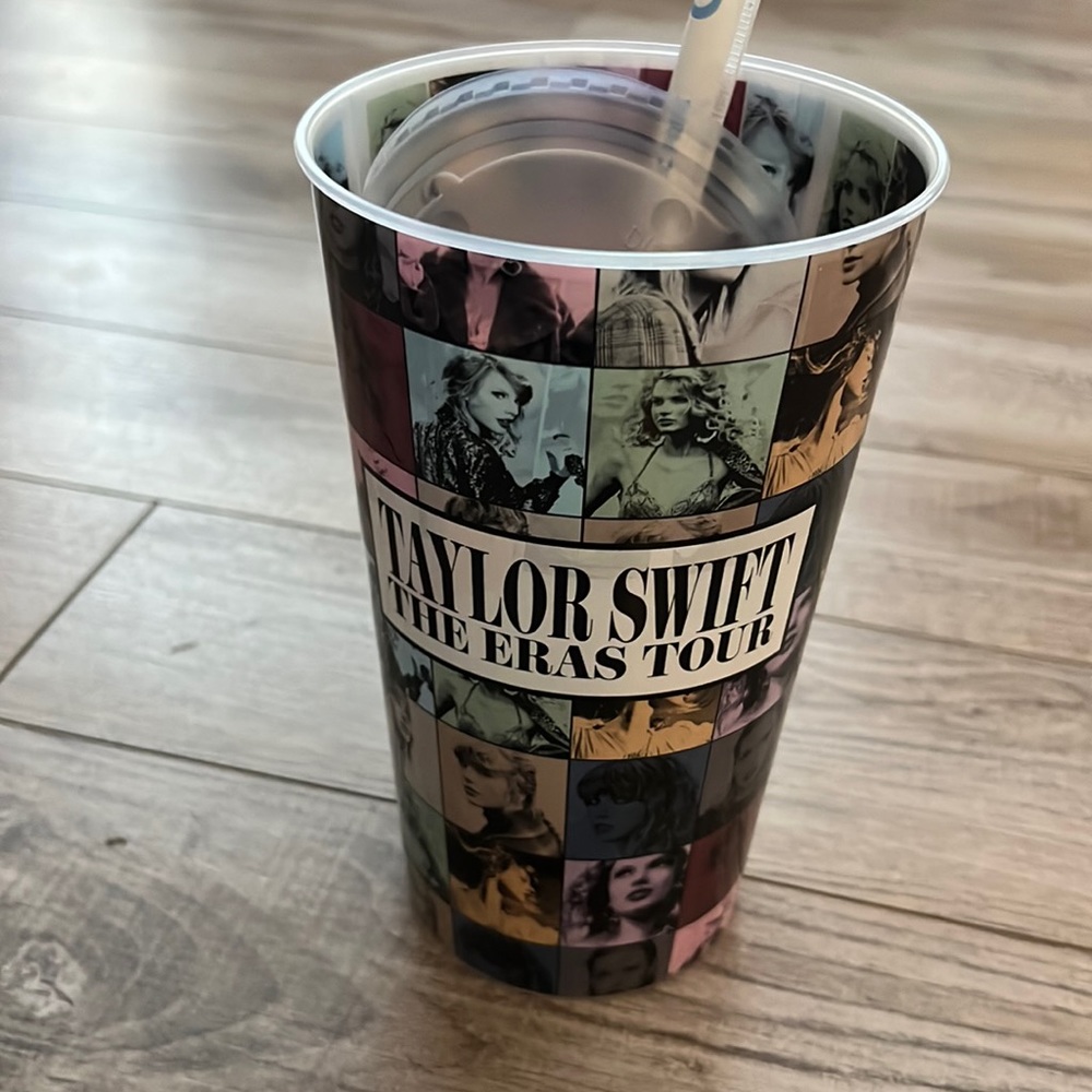 Taylor Swift Eras Tour AMC cup new with cover and straw